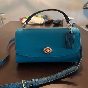 Coach Teal Handbag